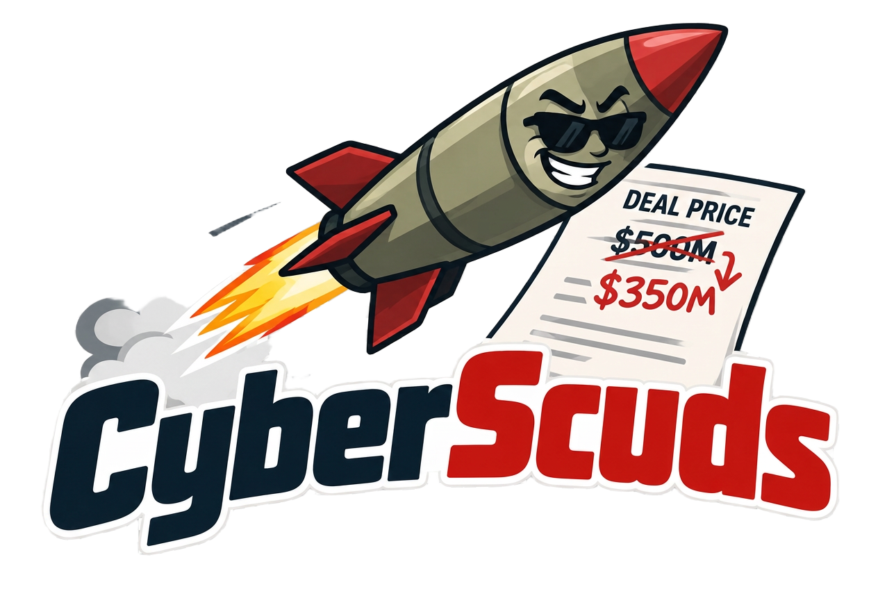 CyberScuds rocket knocking a deal price down from $500M to $350M